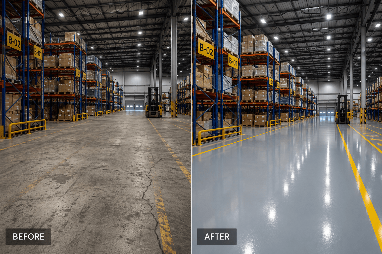 ESD Flooring for Electronics Manufacturing Facility