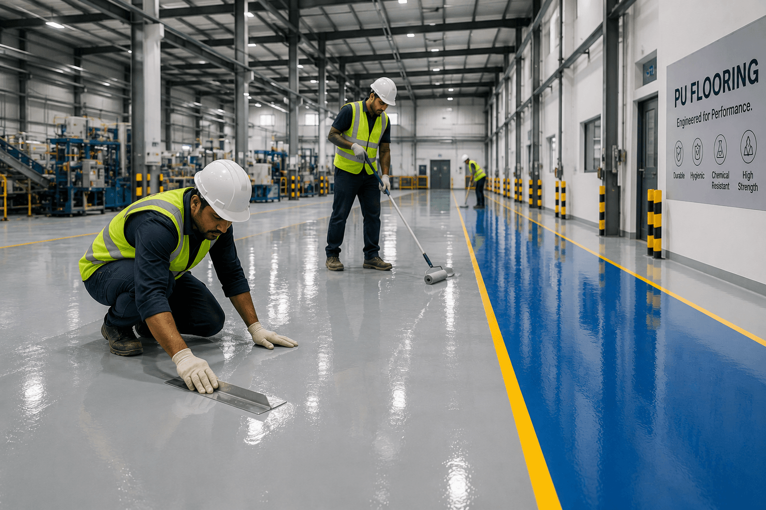 ESD Flooring Installation Team