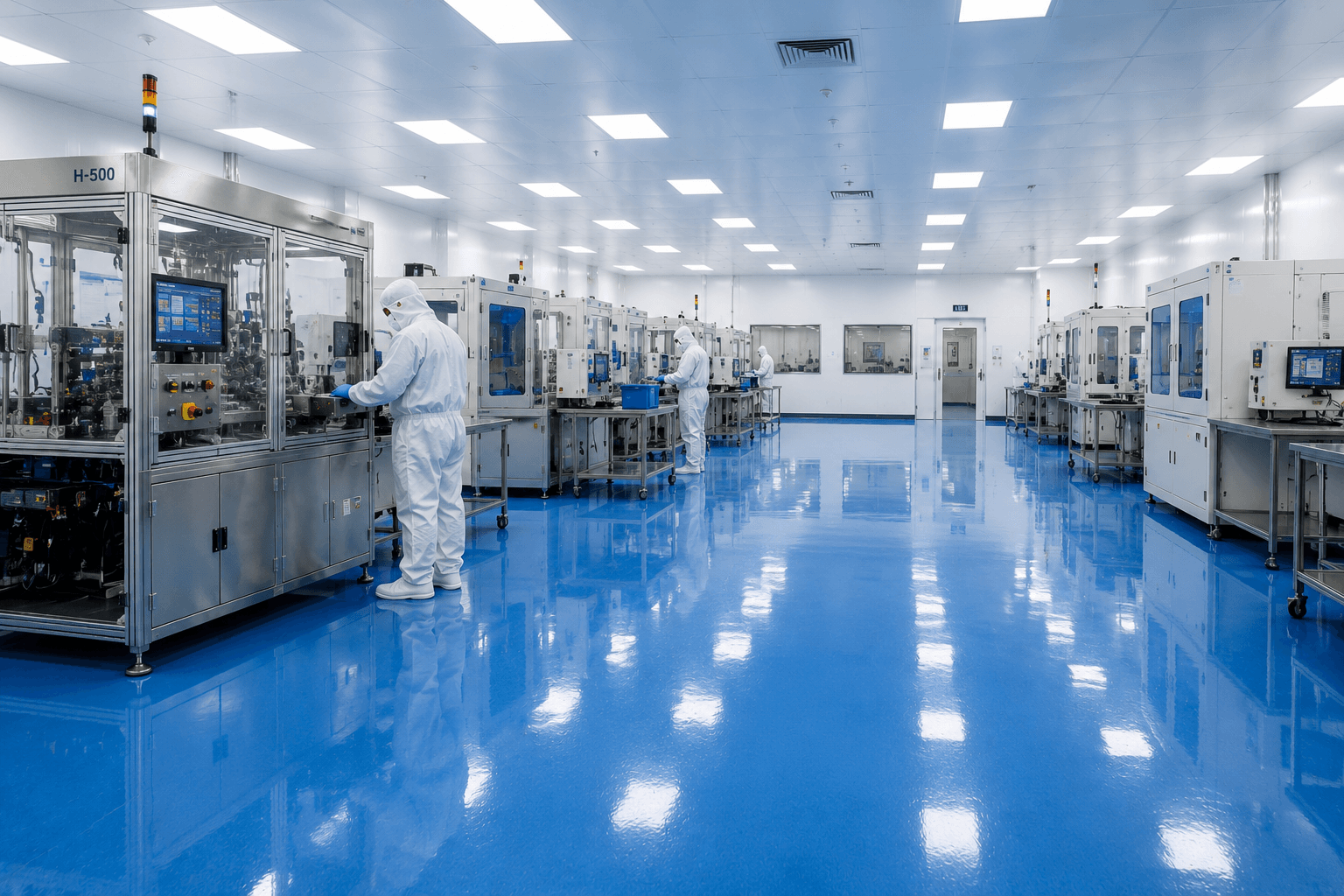 ESD anti-static flooring installation for ESD Epoxy Coating Systems