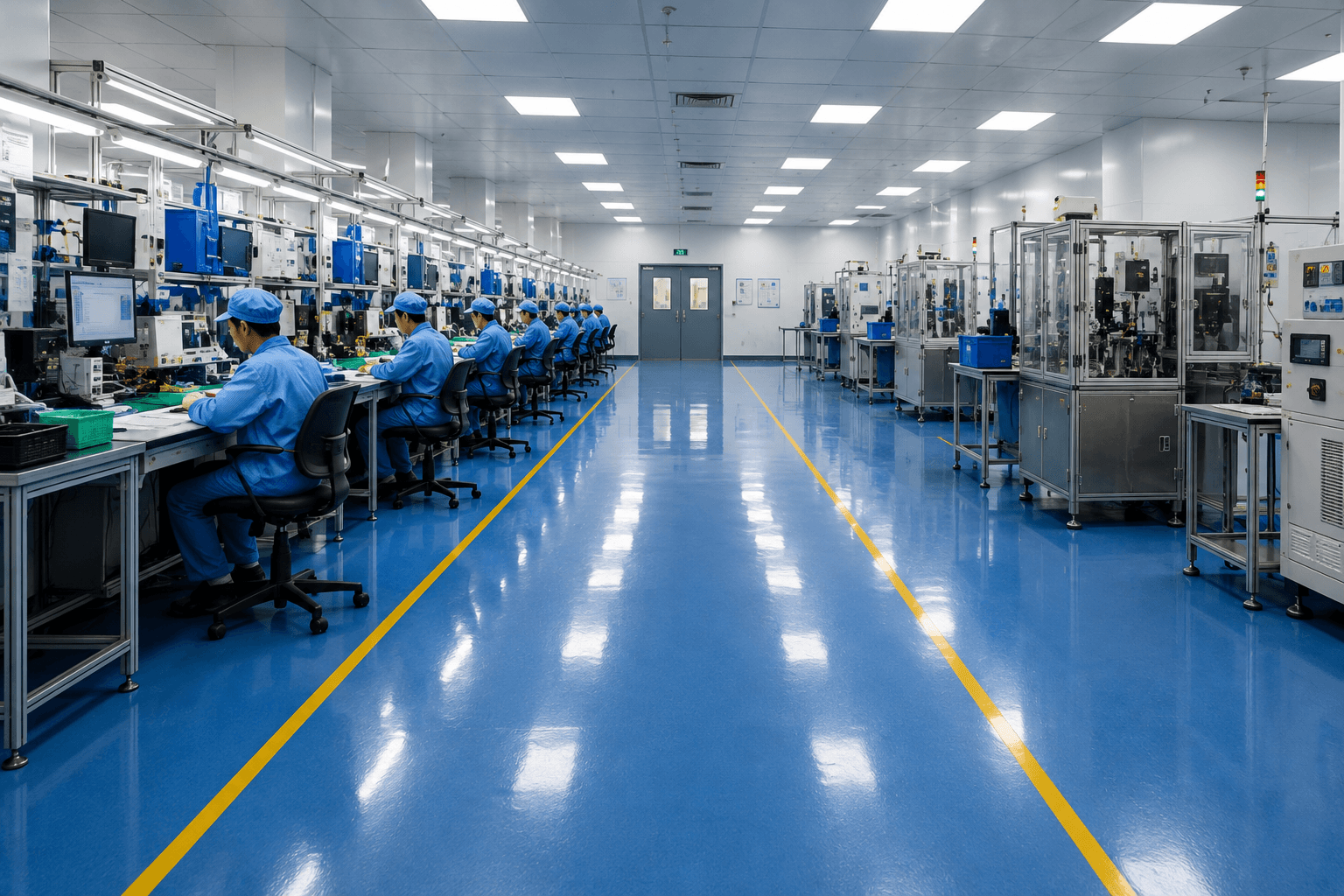 ESD anti-static flooring installation for ESD Vinyl & PVC Flooring Installation in Chennai