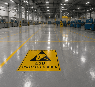 ESD anti-static flooring installation for Technical Specifications